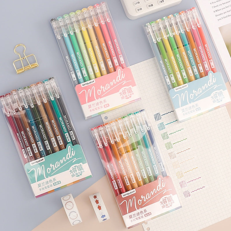 Morandi Needlepoint Gel Ink Pens