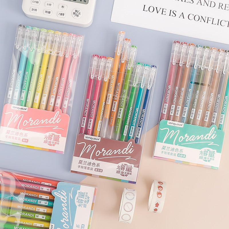 Morandi Needlepoint Gel Ink Pens