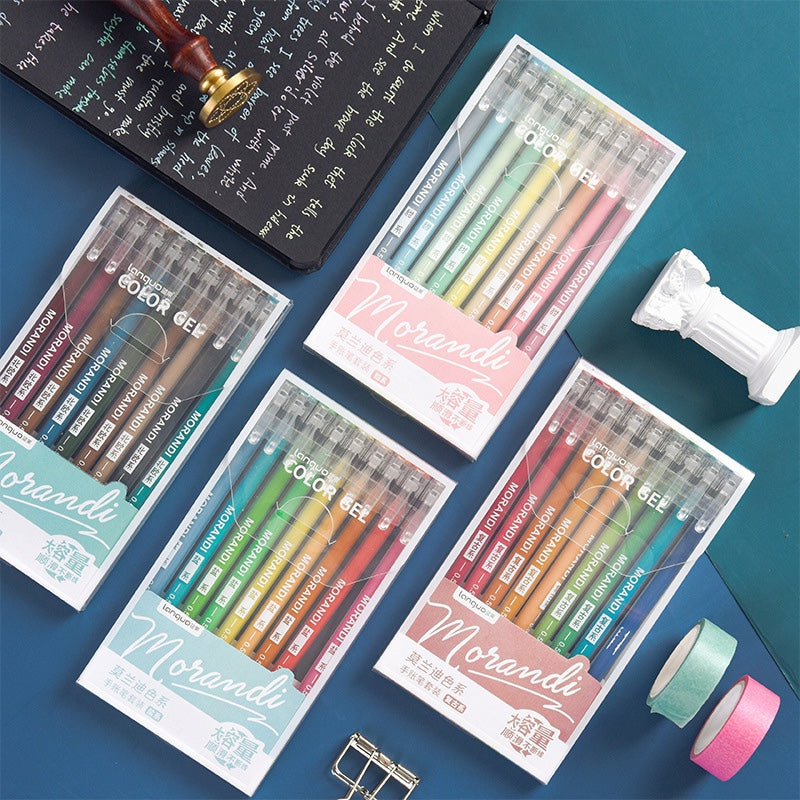 Morandi Needlepoint Gel Ink Pens