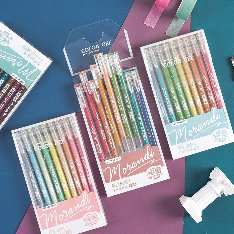 Morandi Needlepoint Gel Ink Pens