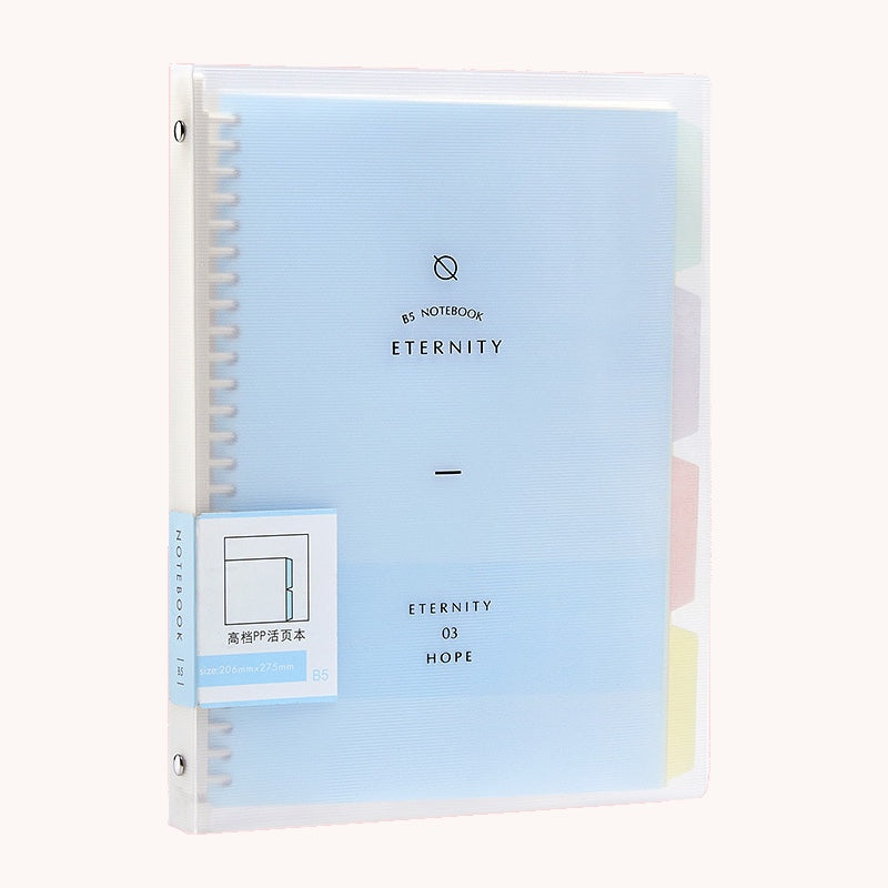 Eternity Binder Notebook Blue B5