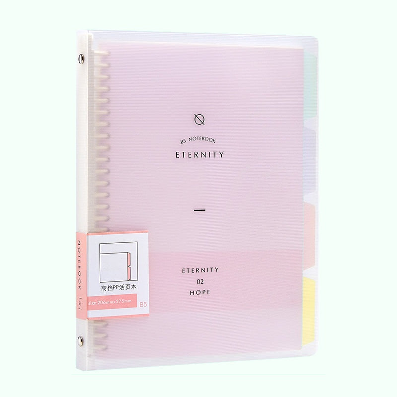 Eternity Binder Notebook Pink B5
