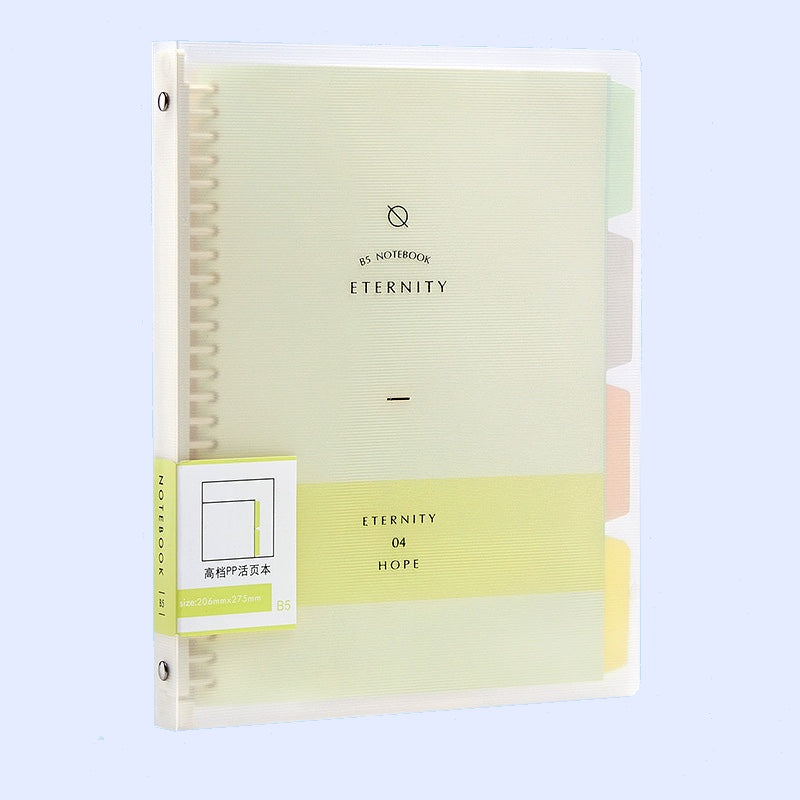 Eternity Binder Notebook Yellow B5