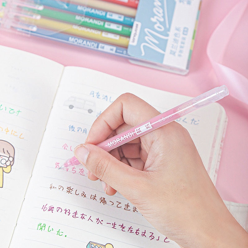 Morandi Needlepoint Gel Ink Pens