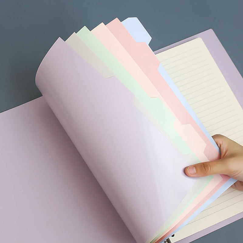 Pastel Metal Binder Notebook