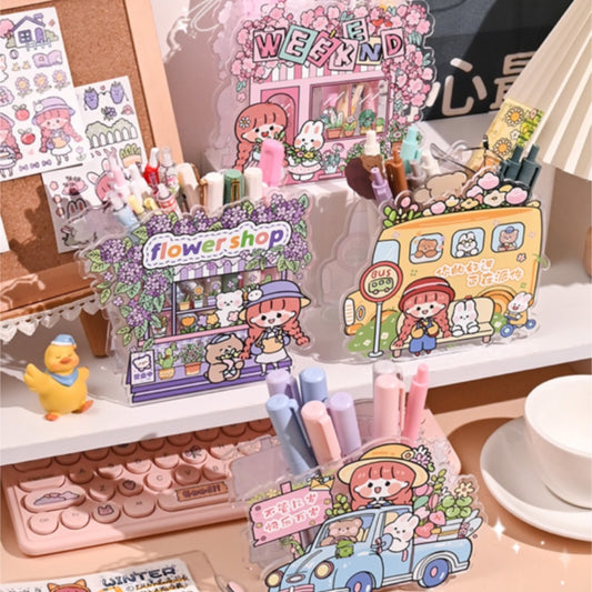 Floral Joy Pen Holder