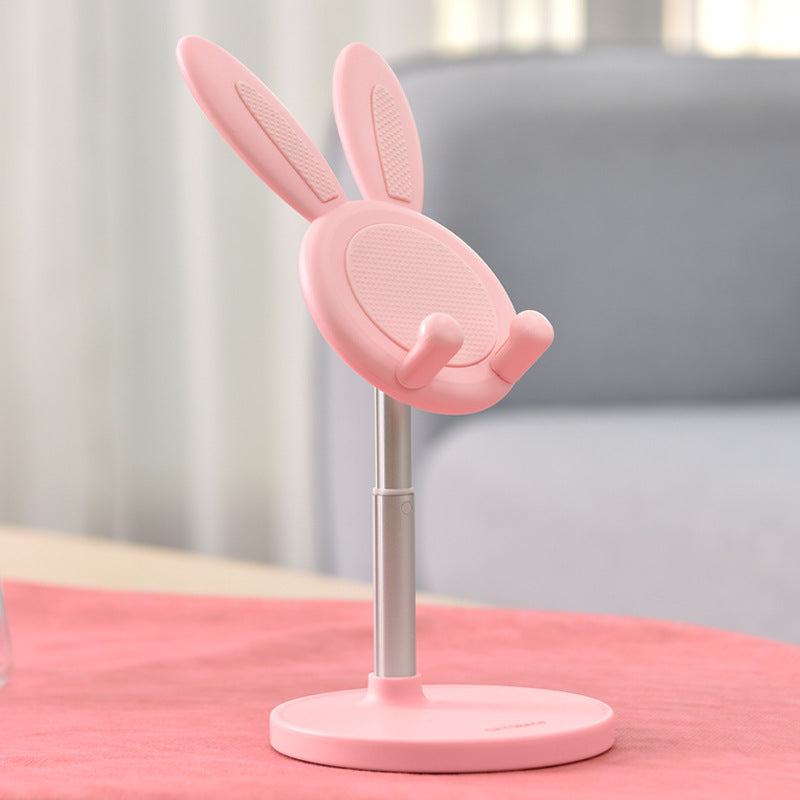 Cute Rabbit Phone Stand Pink