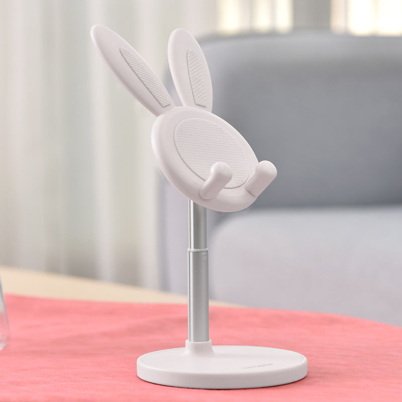 Cute Rabbit Phone Stand White