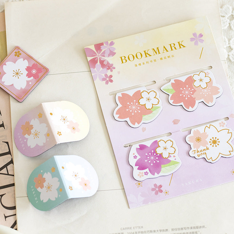 Cherry Blossom Magnetic Bookmark Sets