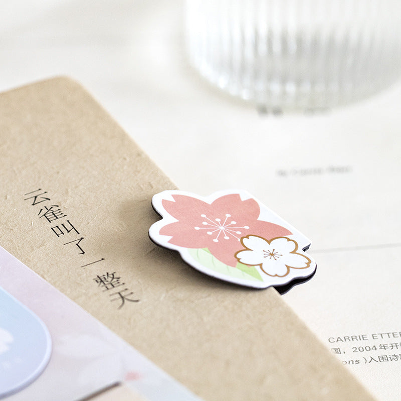 Cherry Blossom Magnetic Bookmark Sets