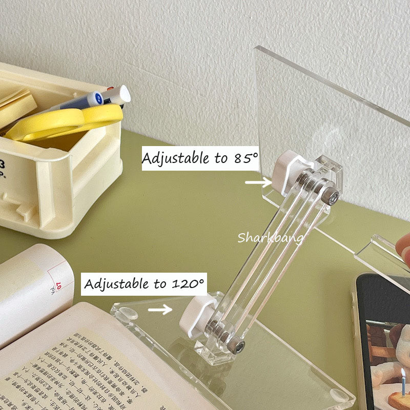 Small Transparent Acrylic Desktop Phone Holder