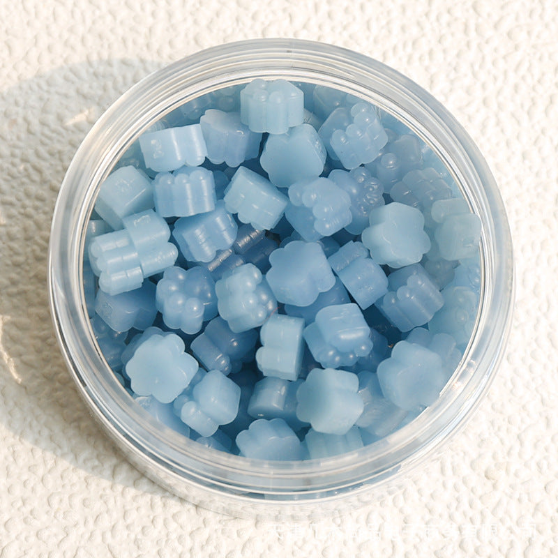Cute Cat Paw Wax Beads Blue