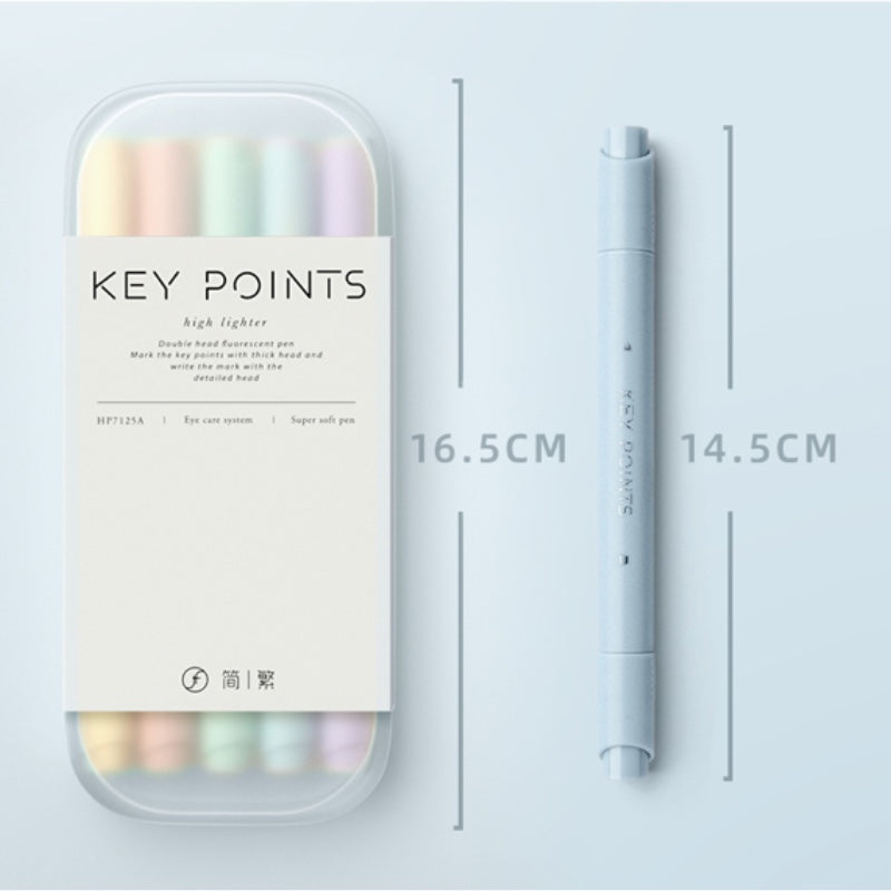 Key Points Double Sided Highlighter Size