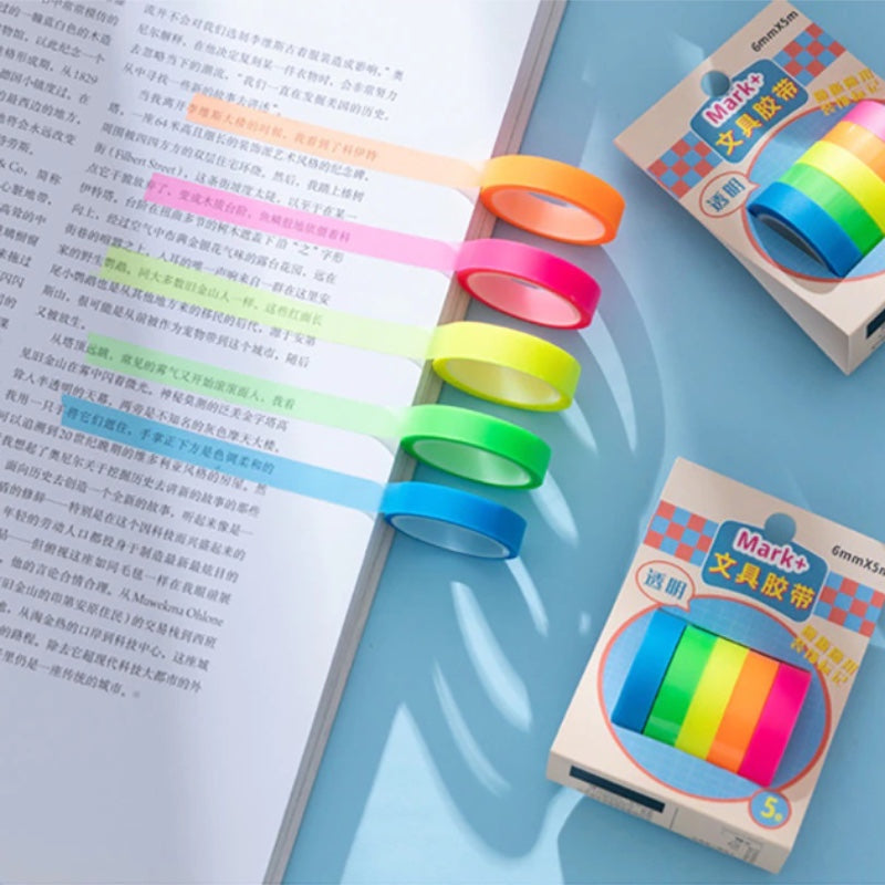 Semi Transparent Highlighter PET Tape