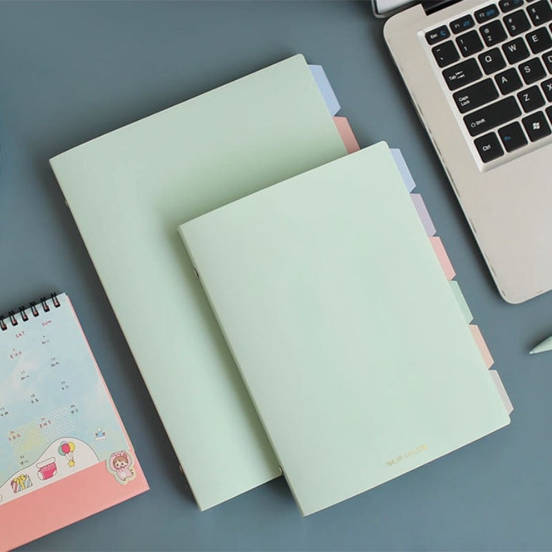 Pastel Metal Binder Notebook