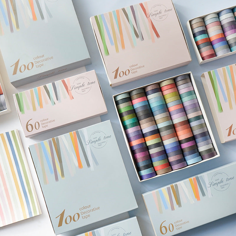 Macaron Washi Tape Box Sets