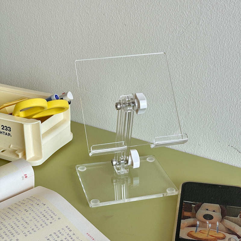 Small Transparent Acrylic Desktop Phone Holder
