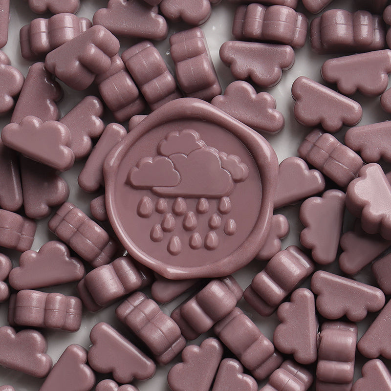 Cute Matte Cloud Shaped Sealing Wax Bean Paste