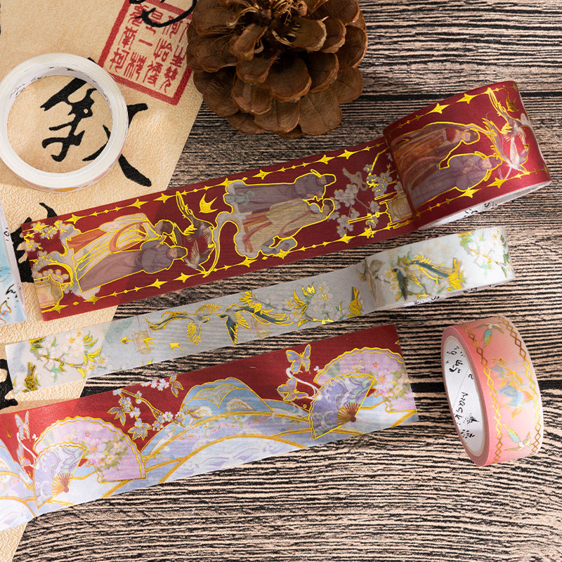 Cute Gold Detail Washi Tape Box Set