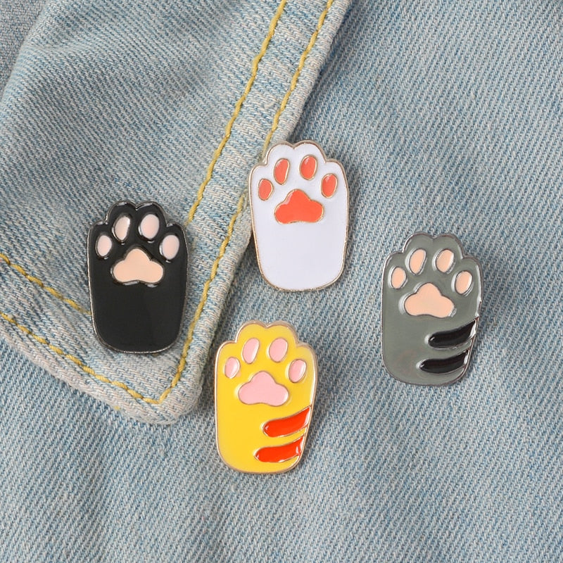 Cute Cat Paw Pin