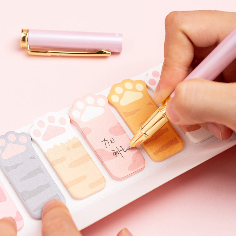 Cute Cat Paw Sticky Notes
