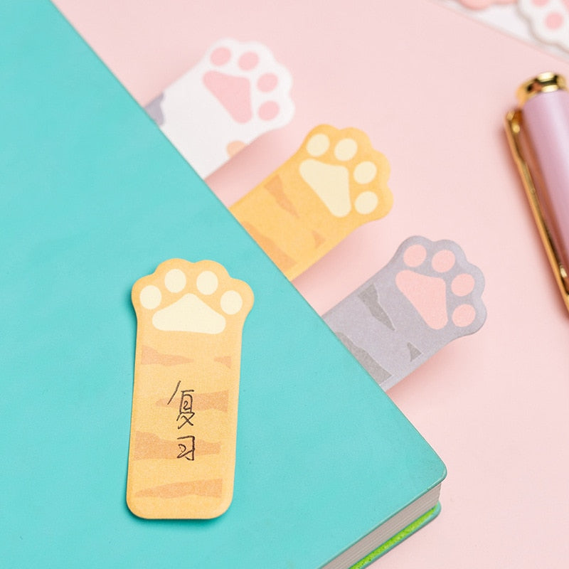 Cute Cat Paw Sticky Notes