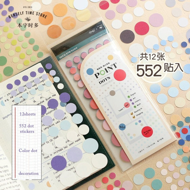 Dot Index Stickers