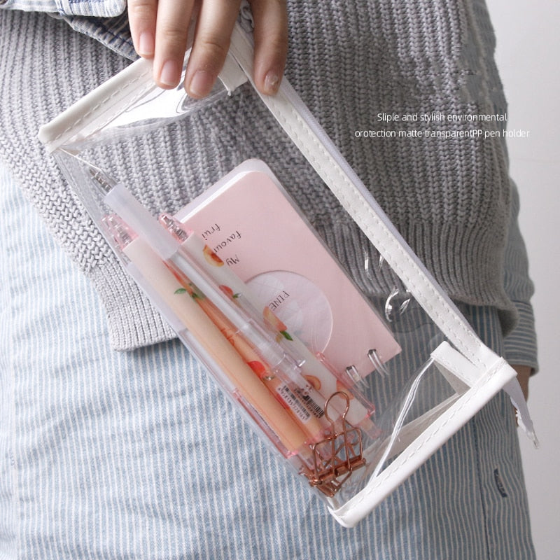 Transparent Large Pencil Case