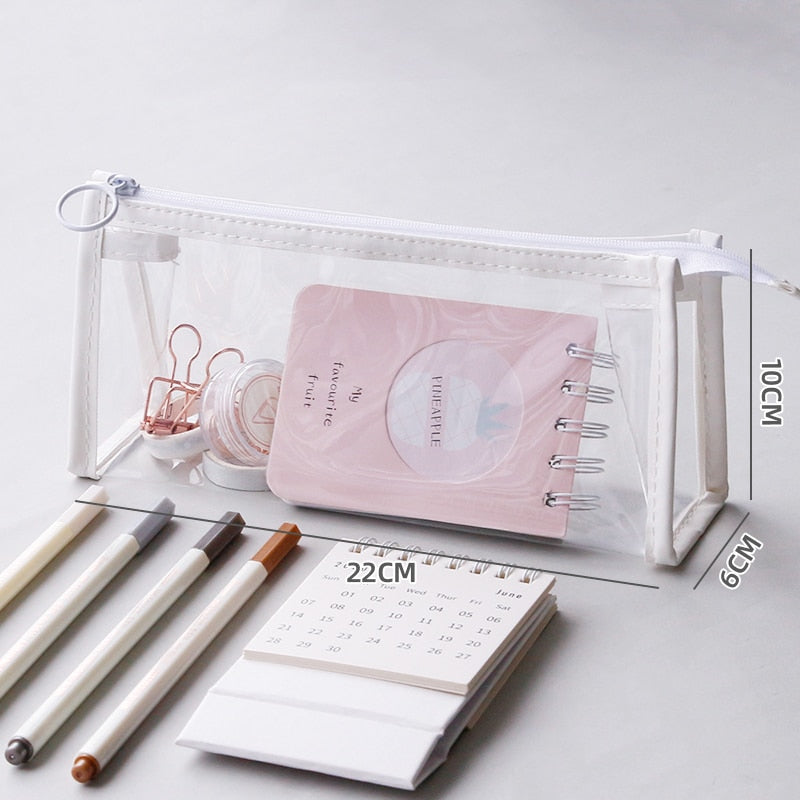 Transparent Large Pencil Case