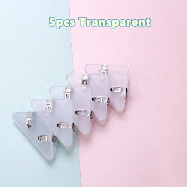 Colour Corner Clips Set Transparent