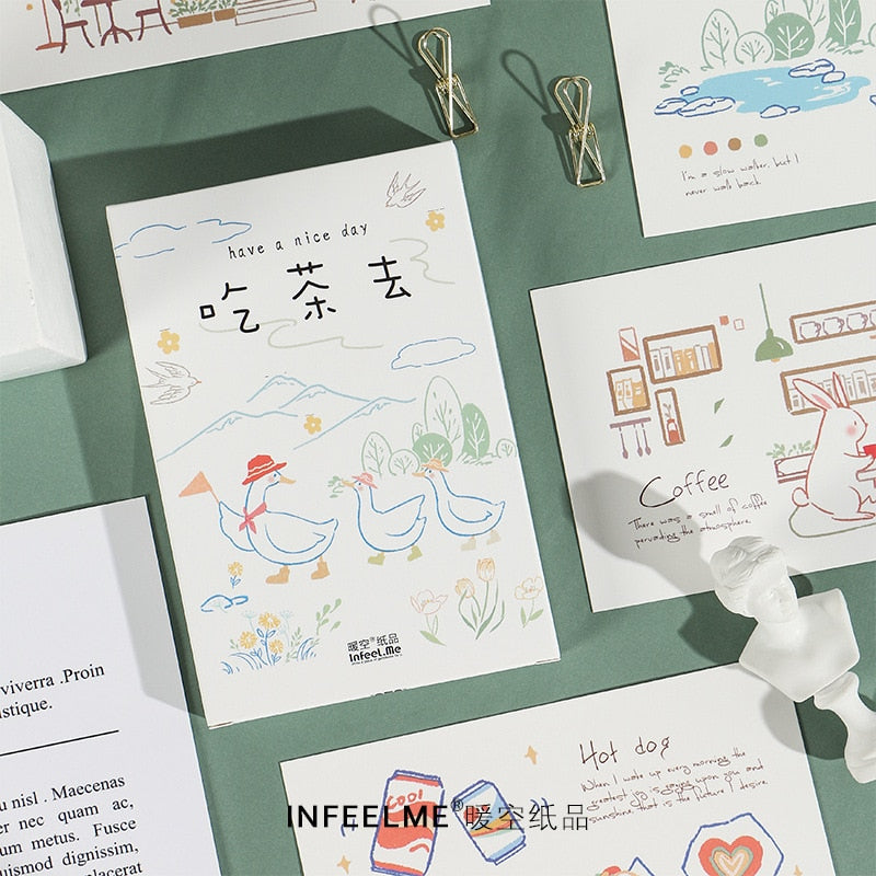 Tea Time Postcard Set