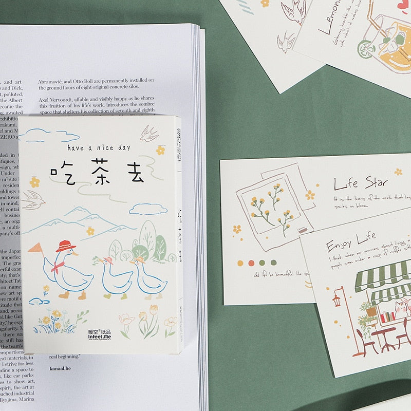 Tea Time Postcard Set