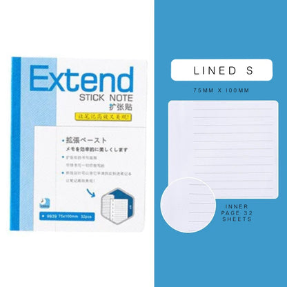 Extend Sticky Notes Lined Small