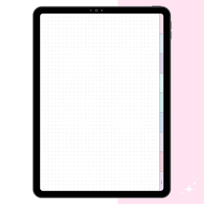 Cute Minimal Digital Notebook - Dot Grid 10mm