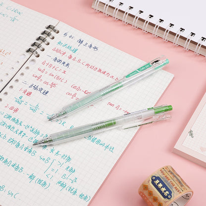 Retractable Morandi Colour Gel Pen Set
