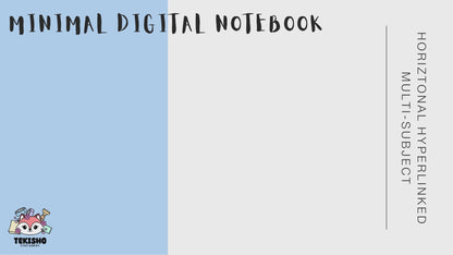 Cute Minimal Digital Notebook Video