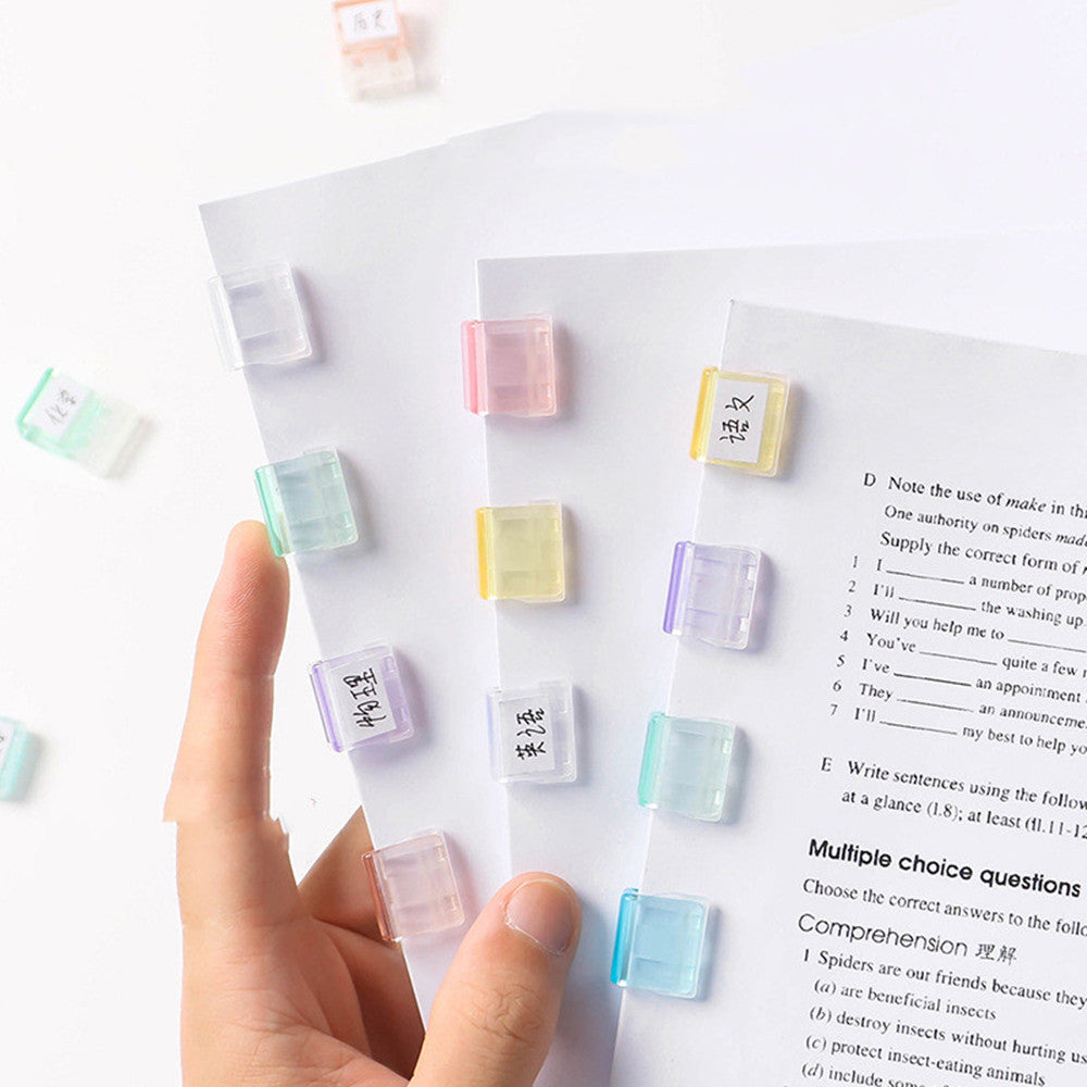 Candy Colour Transparent Paper Clips