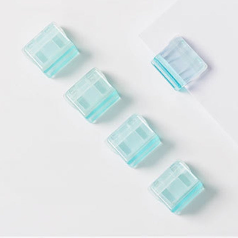 Candy Colour Transparent Paper Clips - Blue
