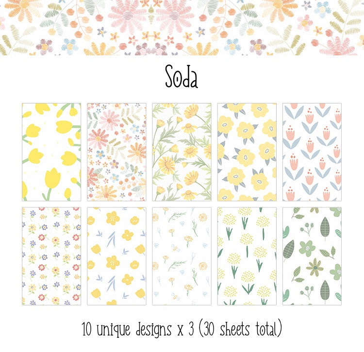 Floral Series Paper Ephemera G