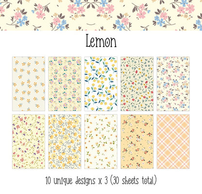 Floral Series Paper Ephemera H