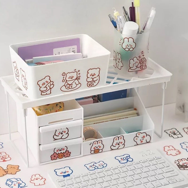 Cute Matchbox PET Stickers