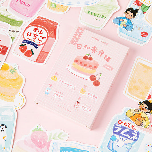 Cute Snack Shop Mini Postcard Set
