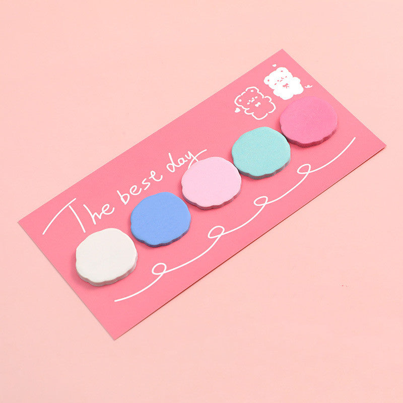 Cute Dumpling Index Sticky Notes - Peach Cheese