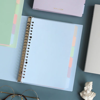 Pastel Metal Binder Notebook