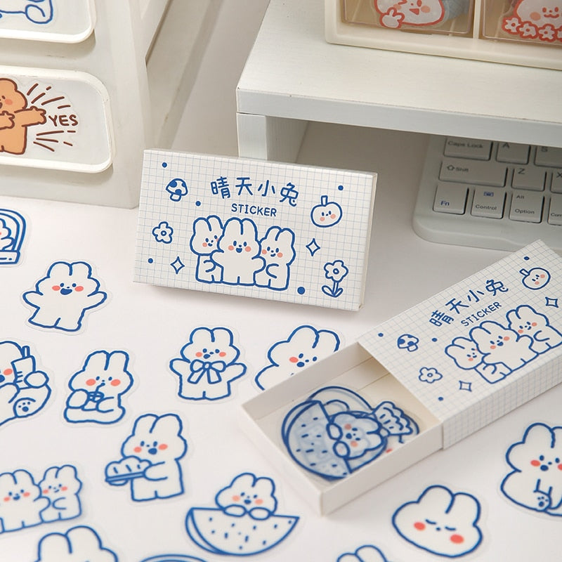 Cute Matchbox PET Stickers