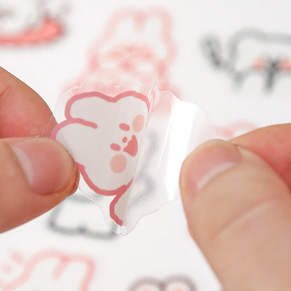 Cute Matchbox PET Stickers