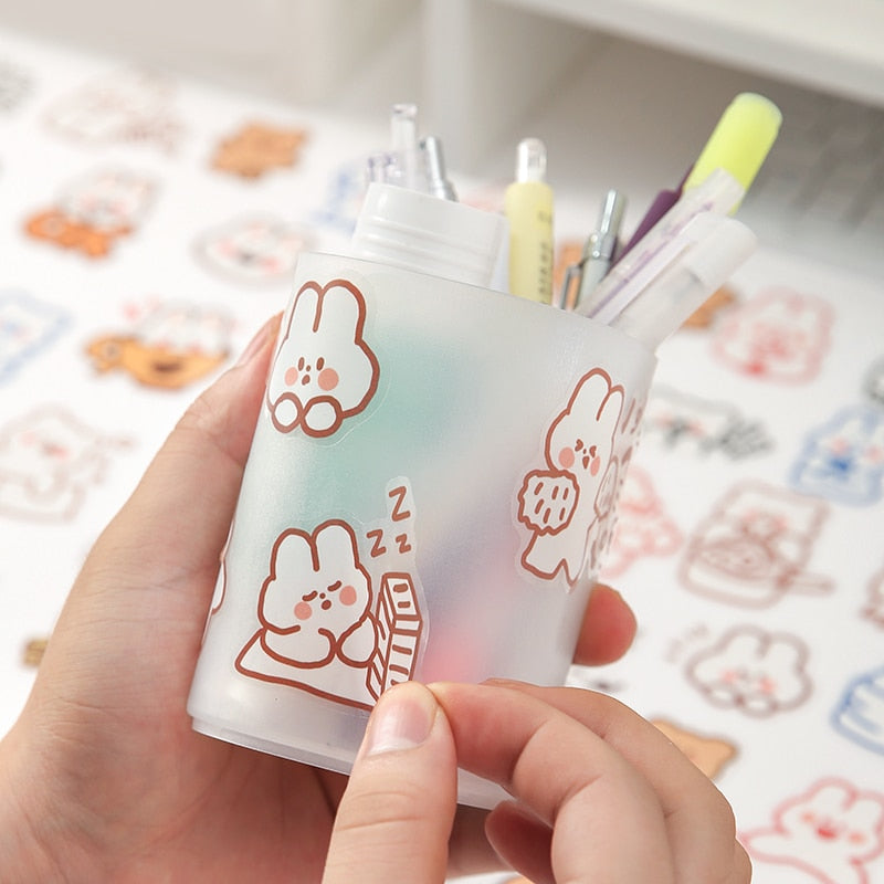 Cute Matchbox PET Stickers